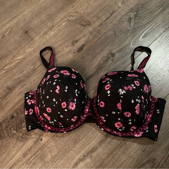 Torrid Bra 44DDD Perfect T Shirt lightly lined floral straight back bra - Picture 7 of 14